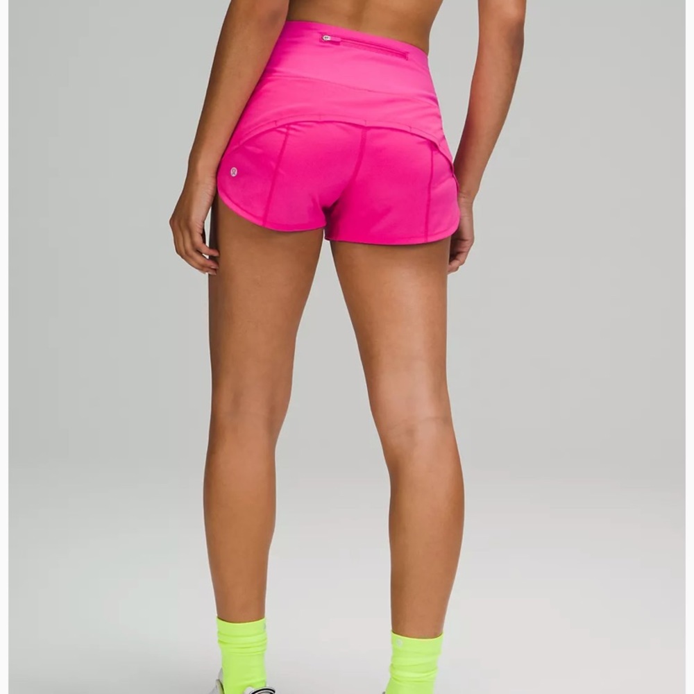 Lululemon Speed Up HR Short 2.5” * Sonic Pink - Picture 4 of 5